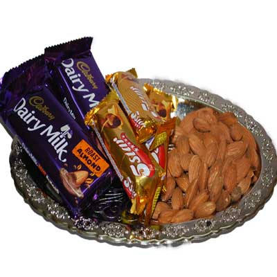 "Drytfruit Thali - code DT13 - Click here to View more details about this Product
